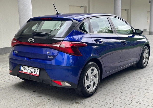 Hyundai i20 cena 56800 przebieg: 78790, rok produkcji 2022 z Bojanowo małe 211